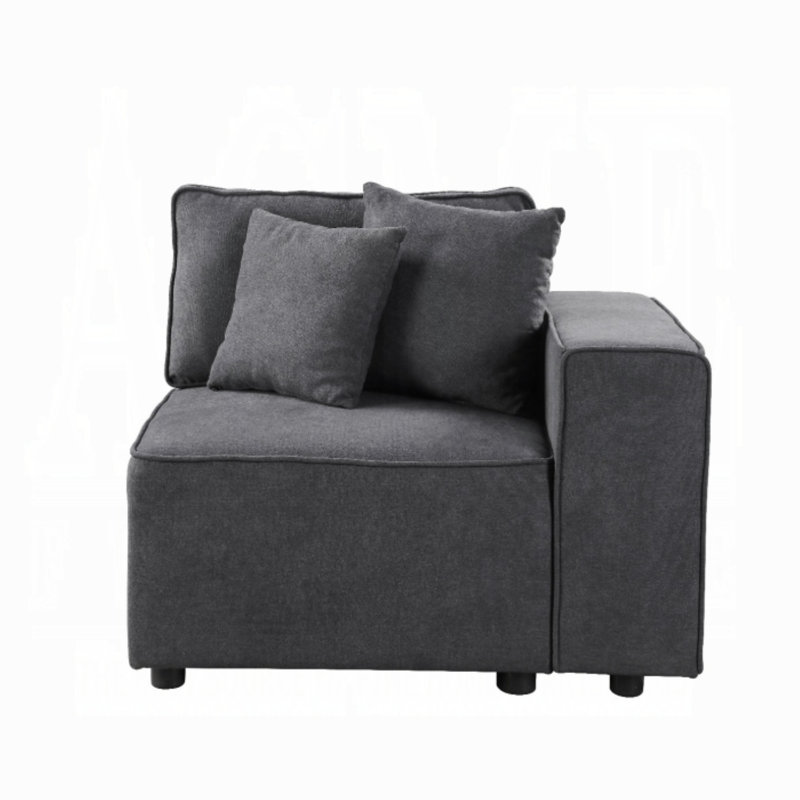 Fauteuil modulaire avec 2 coussins Silvester