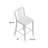 Carouthers 24" Commercial Grade Metal Counter Height Stool with Footrest by Flash Furniture-527227249-447138938