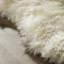 Tapis blanc en peau de mouton fait à la main Mera-1906169959