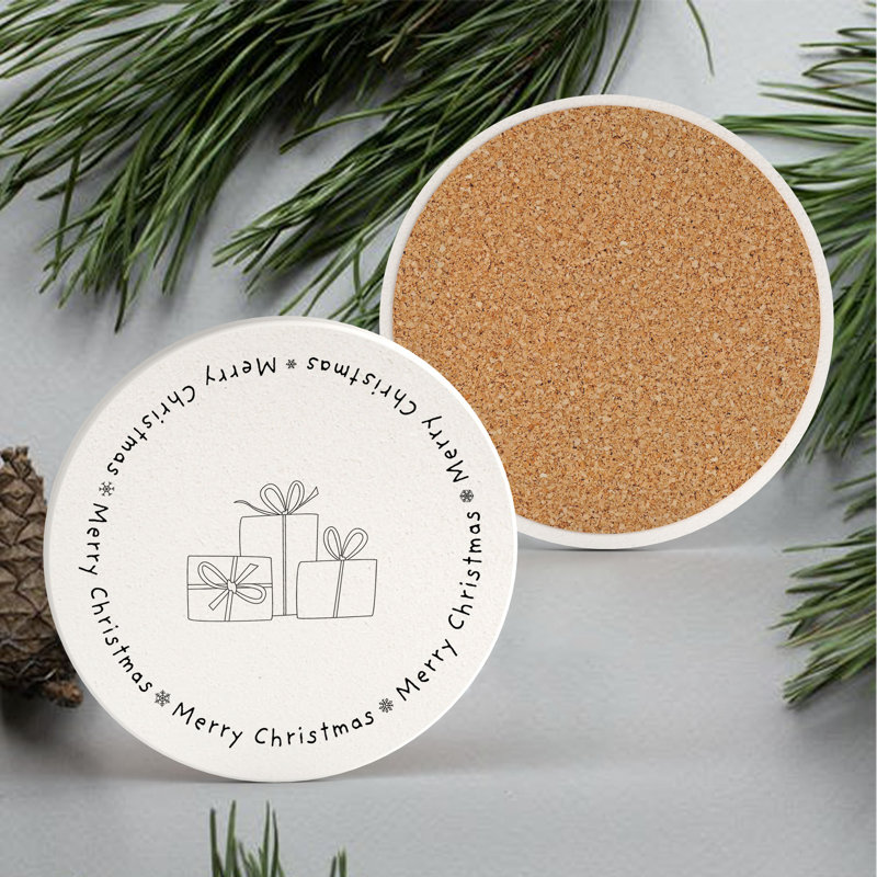 Carley Ceramic Round 1 Piece Coaster