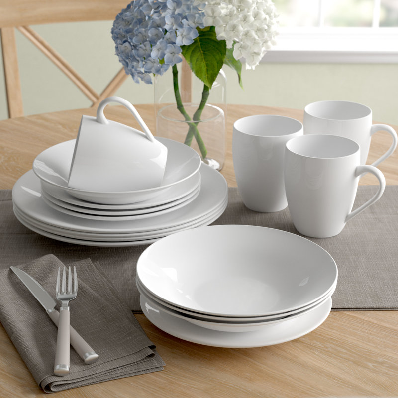 Kjeld Ceramic Dinnerware Set 16 Piece - Service for 4