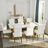 Luxury Dining Table With U-Shaped Base-451659458-456459037