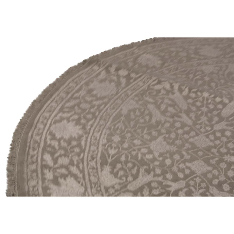 Wool Oriental Area Rug in Gray