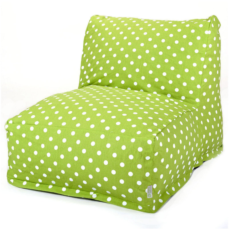 Aalin Cotton Bean Bag Chair & Lounger, Lime