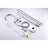 -degree Swivel Chrome Modern Freestanding Tub Filler For Luxurious Bathing