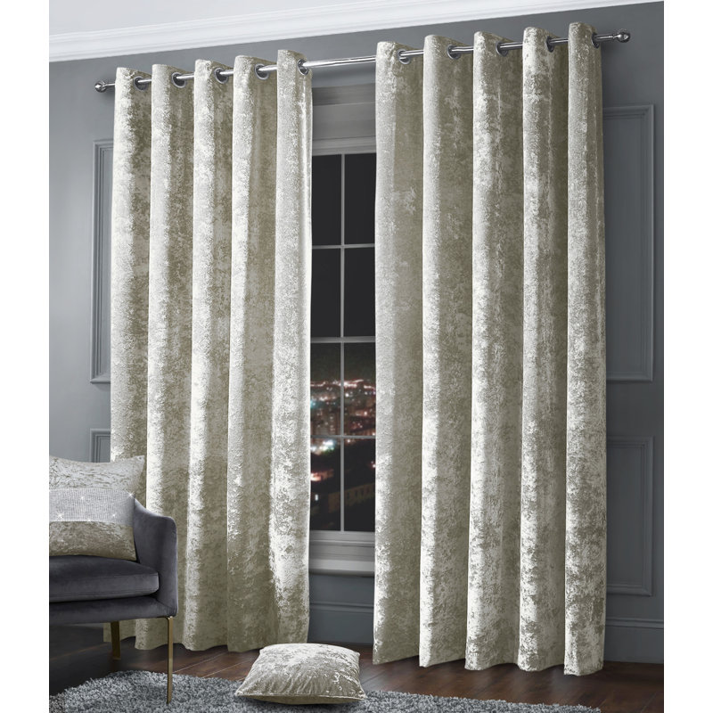 Aaleah Curtain, Natural, 66"