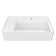 Whitehaus Collection 30" Rectangular Wall Mount Basin With Faucet Drilling And Rear Center Drain Location