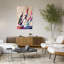 Art mural vibrant course de voilier-129477188