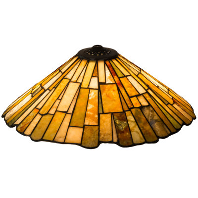 Meyda Tiffany & Stained Glass 7.5'' H x 21'' W Glass Empire Lamp Shade