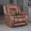 Fauteuil inclinable Olaf, similicuir moelleux-109470277-109470279