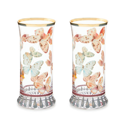 Butterfly Hill Highball Glass, Set Of 2