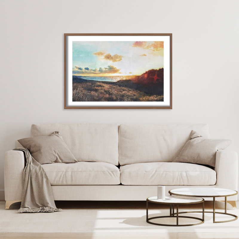 Nature Inspired Evenfall by  - Picture Frame Painting, 32" H  x  48" W