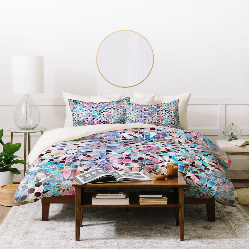 Ensemble de housse pour couette 3 pièces Schatzi, Housse de couette pour très grand lit et 2 très 