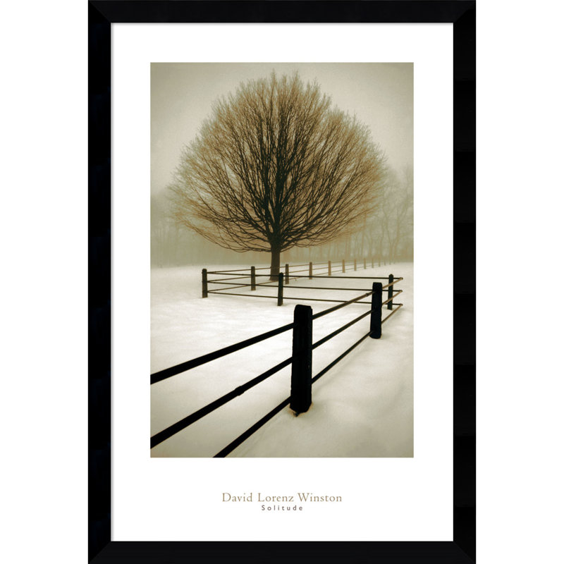 « solitude »-cadre photo sur papier