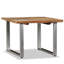 Table basse en bois récupéré massif 21,7 po x 21,7 po x 15,7 po