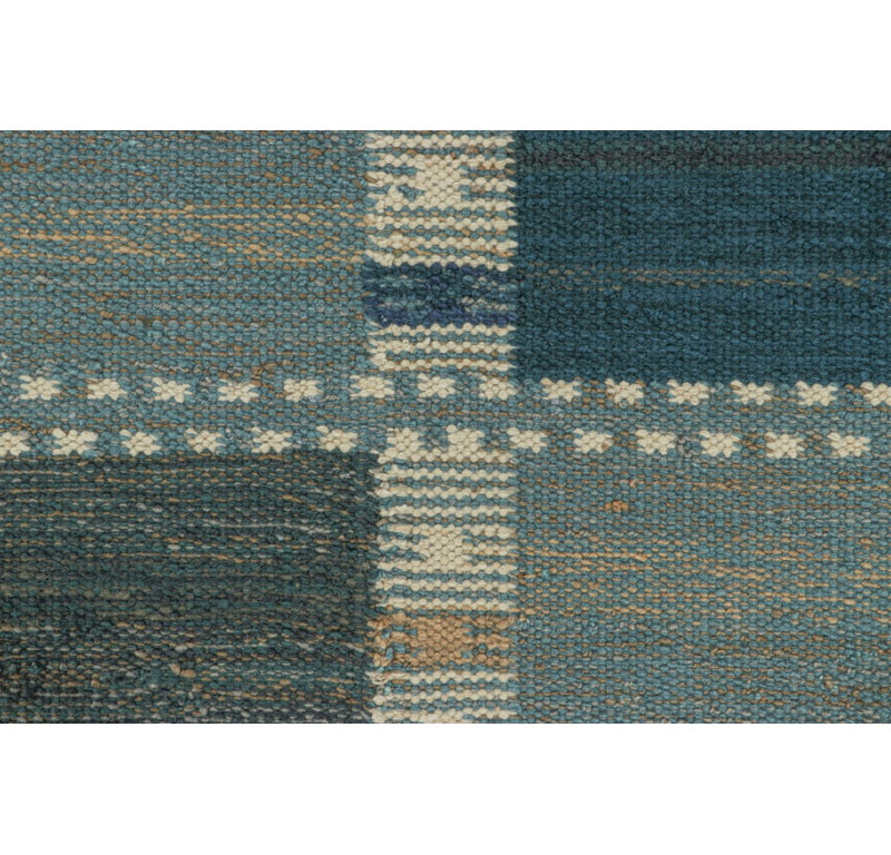 Scandinavian Wool Geometric Area Rug, Rectangle 10' x 14'