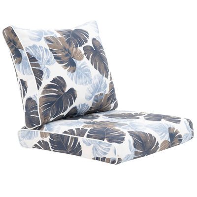 Outdoor Cushion Set for Patio Furniture Deep Seat Chair Cushions Sofa Chair Pad