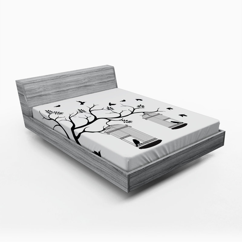 Drap ajusté nature, Drap-housse grand