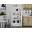 Garde-manger Varese, double porte, cinq tablettes