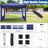 10 Ft. x 10 Ft. Easy up Outdoor Waterproof Pop-Up Canopy Tent -106647237
