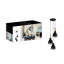 Luminaire suspendu en grappe de grappe 3 lumières Virginia