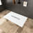 60＂W X 36＂SMC Solid Surface Shower Pan Base With Stainless Steel Drain Cover, Non-Slip Textured, Low-Profile, Curbless, Wheelchair Accessible, Center Drain-120704549