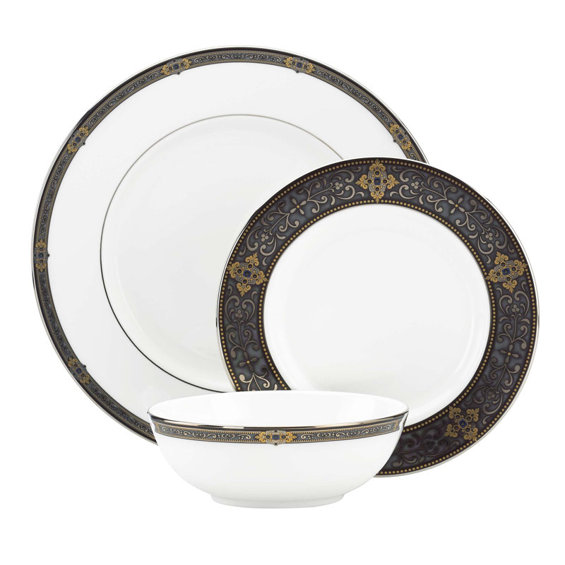 Lenox Vintage Jewel 3 Piece Place Setting, Service for 1