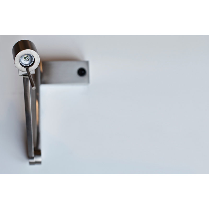 Manhattan 1-Light Swing Arm Sconce, Satin Nickel, Yes
