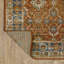 Arjay Distressed Oriental Rust/ Blue Indoor-Outdoor Rug-752897525