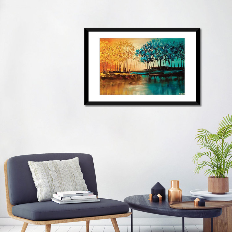 «Swiger Eden», reproduction sur toile, Papier d'art encadré noir, Blanc, H 24 po x l 32 po x P 1 po
