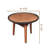Oak Wood Nesting Coffee Table Set