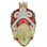 Faberge Jewel Egg Ornament , Green/Red  - 7 Inches