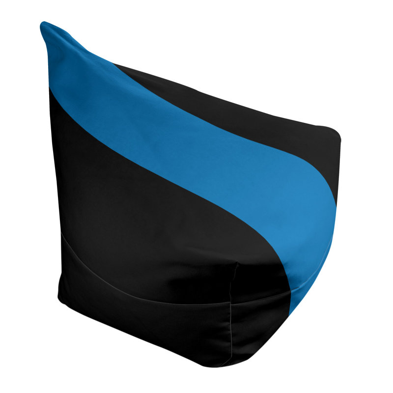 Fauteuil à billes Washington, 27 po x 27 po x 30 po, Argenté / bleu / argenté