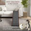 Wooden Pet Ramp For Bed With Non-Slip Carpet And Top Platform, Dog Access Ladder-1315963047