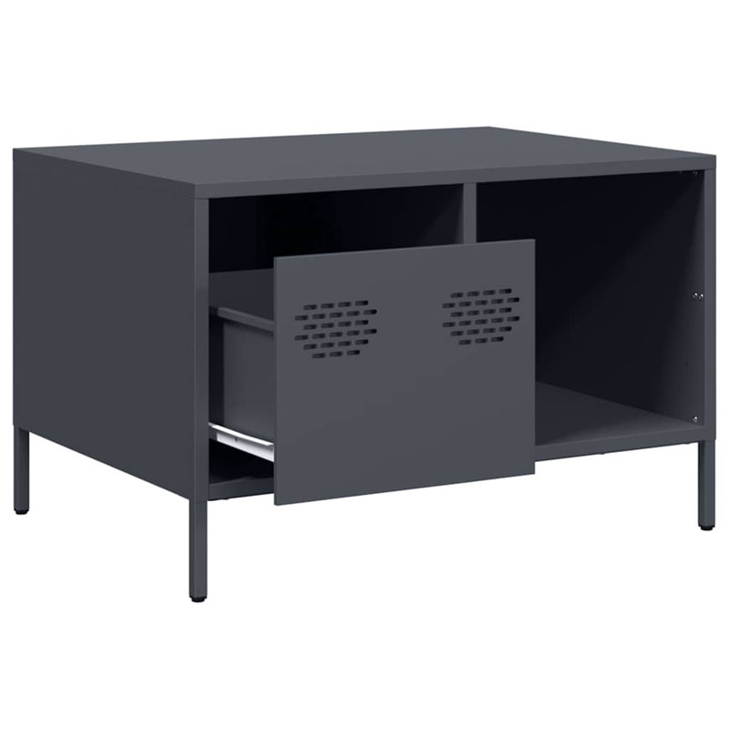 Withernsea Coffee Table with Storage, Anthracite