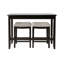 Table de bar rectangulaire en bois massif et manufacturé de 49 po Deljan-1078532361