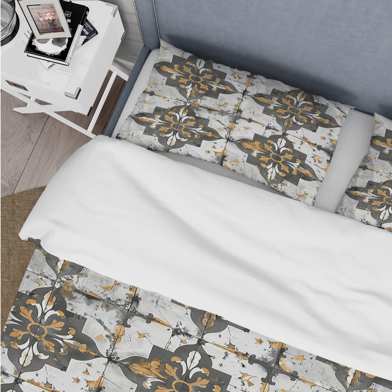 Ensemble de housse de couette Farmhouse, Housse de couette très grand + 2 taies décorativ
