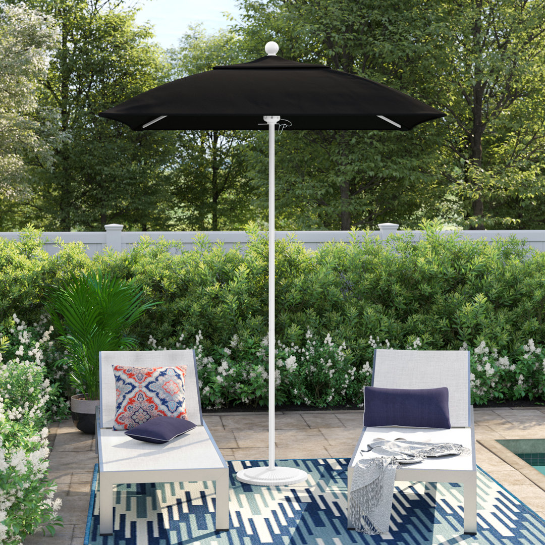 Hibo 72'' Market Sunbrella® Umbrella Arlmont & Co. Fabric 