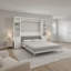 Lits pour grand lit peu encombrants avec rangement latéral, fabrication en MDF, style moderne