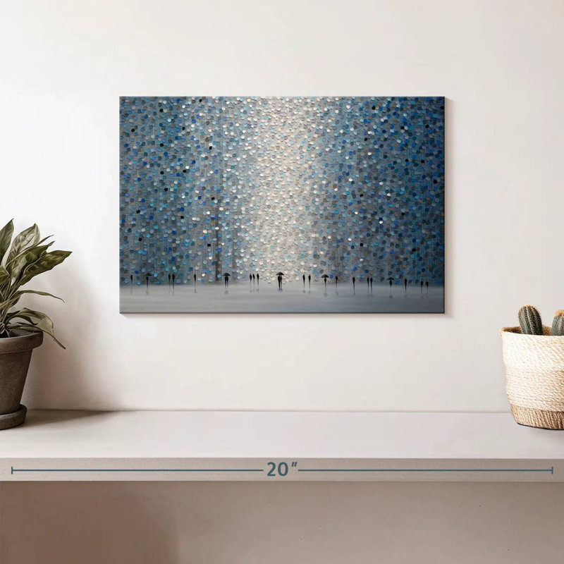 Avery Moonlight Rain, 8" H x 12" W