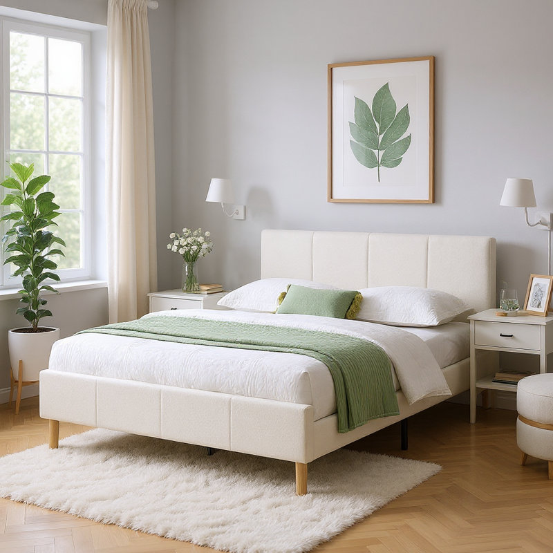 Upholstered Platform Bed