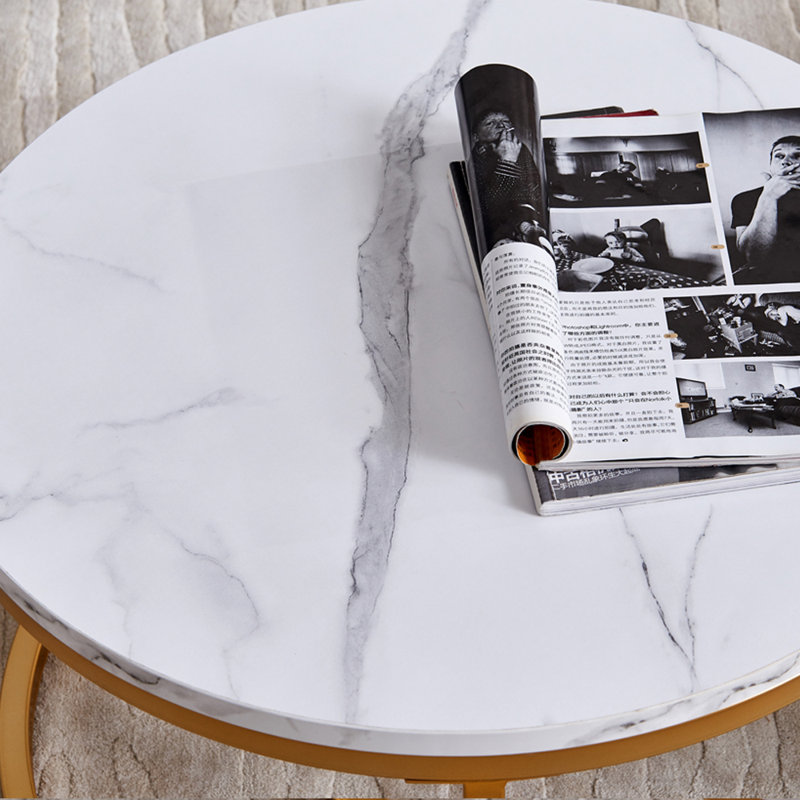 End Table, Gold