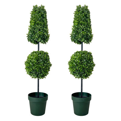 Buis artificiel 38 po en pot