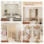 Très grand miroir encadré en métal, miroir pleine longueur sur pied pour la chambre à coucher, le salon ou la salle de sport-893257049-893257030
