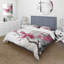 Ensemble de housse de couette en microfibre / polyester Asian Art Sumi Blossom II-1936556084