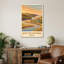 Dyfi Biosphere, Wales - Romantic Estuary and Rolling Hills Travel Poster. Giclee Print on Wrapped Canvas. Wall Art, Home Decor - Regions & Scenic Areas, Wales 1 Piece Wrapped Canvas Wall Art-1928155024