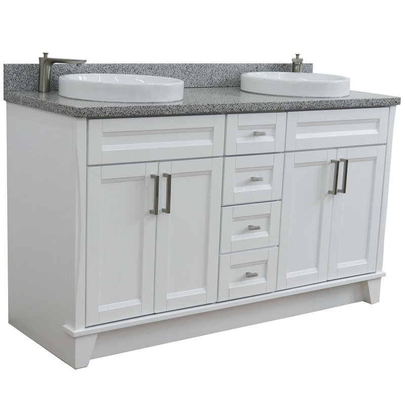 Ensemble de meuble-lavabo double 61 po Muskoka