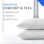 Covers & All Bed Pillows For Sleeping, Cooling Pillow For Side Sleepers, Back & Stomach Sleepers, Queen Size Pillows Set Of 2 Breathable & Washable Neck Support Pillows-1024816333