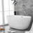 Thermopolis 59'' x 28.3'' Soaking Acrylic Bathtub-108230013
