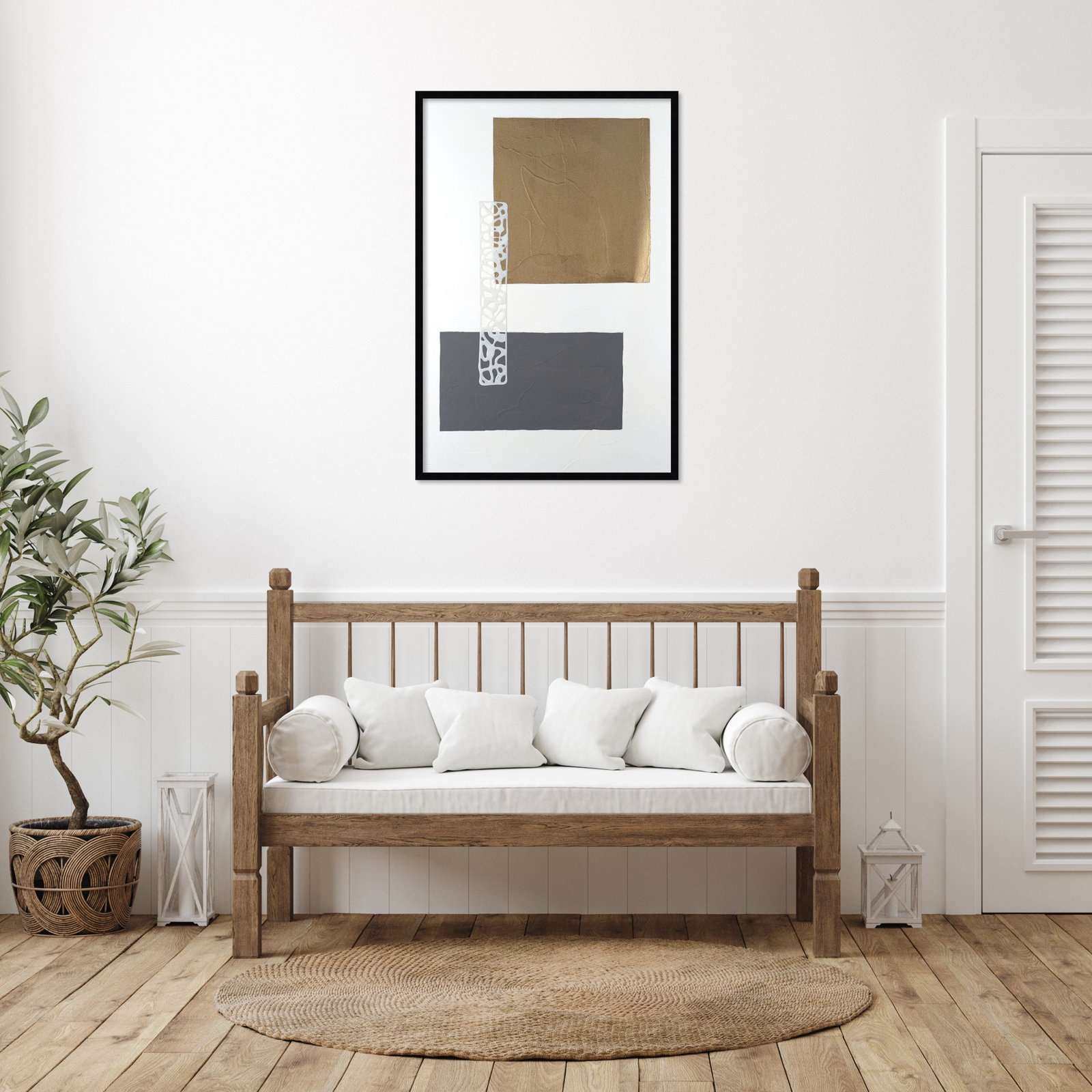 Nooks And Crannies I by Finnerty Wood Framed Wall Art Print, 41" H x 28" W, Black